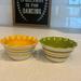 Anthropologie Kitchen | Anthropologie Cozy Baking Cups Set Of 2 | Color: Green/Yellow | Size: Os