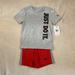 Nike Matching Sets | Nike Boys Outfit Size 4t | Color: Gray/Red | Size: 4tb