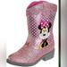 Disney Shoes | Disney Minnie Mouse Sparkle Cowgirl Boots | Color: Pink | Size: 8g