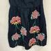 Anthropologie Dresses | Anthropologie Euc Lovely ‘Floreat’ Embroidered Flower Dress | Color: Black/Red | Size: S