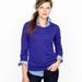 J. Crew Sweaters | J Crew Italian Cashmere Royal Purple Sweater In Size Medium | Color: Blue/Purple | Size: M