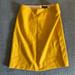 J. Crew Skirts | J. Crew Wool Blend Mustard Yellow Pencil Skirt - Size 4 - Romcom Core | Color: Yellow | Size: 4