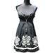 Anthropologie Dresses | Floreat Anthropologie Embroidered Dress Black 0 | Color: Black/Green | Size: 0