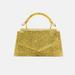 Zara Bags | Nwt Zara Sparkly Mini City Bag | Color: Gold | Size: 7.2” X 8.1” X 3”