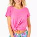 Lilly Pulitzer Tops | Lilly Pulitzer Scoop Neck Pink Etta Xs | Color: Pink | Size: Xs