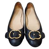 Gucci Shoes | Gucci Ballet Flats Buckle Ballerina Shoes 428565 Black - Women's 38 Eu | Color: Black | Size: 7.5