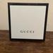 Gucci Accessories | Gucci White Black Empty Box 5x5x2.5” Round Inside | Color: Black/White | Size: Os