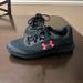 Under Armour Shoes | Boy’s Under Armour Black And Red Tennis Shoes Size 6.5 In Excellent Condition | Color: Black/Red | Size: 6.5b