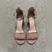 Kate Spade Shoes | Kate Spade Odele Dusty Blush Pink Suede Leather Ruffle Heel Sandal | Color: Pink | Size: 6.5