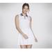 Skechers Women's Sport Court Dress Top | Size Large | White | Nylon/Spandex