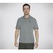 Skechers Men's Off Duty Polo T-Shirt | Size Large | Charcoal | Organic Cotton/Polyester