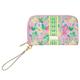 Lilly Pulitzer Travel Wallet Passport Holder, Vegan Leather Wristlet Wallet for Women, Travel Document Organizer, Via Amore Spritzer, Pink, Gold, Zipper