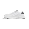 adidas Golf Men's S2G Spikeless Laced Leather 24 Golf Shoes, Ftwrwhite/Ftwrwhite/Charcoal, 6 UK