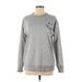 Sweatshirt: Gray Marled Tops - Women's Size Medium