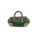 Loewe Leather Satchel: Green Color Block Bags