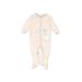 Just Born Long Sleeve Outfit: Pink Solid Bottoms - Size 3-6 Month