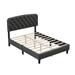 Winston Porter Ralisha 46.7 Wood in Black | 41.7 H x 60.6 W x 81.1 D in | Wayfair 8674EB0396574296887401CF716526E0