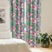 East Urban Home Floral Design Curtains Retro Minimal Blooms-425033 Microfiber | 95 H x 28 W in | Wayfair 47C5FF9A223744EAA83336182BA66BEE
