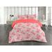 East Urban Home Flowers Boho Duvet Cover Set Blooming Floral Art Coral & Pale Rose in Pink/White/Yellow | Wayfair 6161F93A611A4A45A701E7AAEB2DAEA0