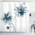 East Urban Home Watercolor Flower Shower Curtain Flower Spring Polyester in Pink/White | 70 H x 69 W in | Wayfair CB128A7EFD494F33B8FBDD3634A545F3