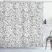 East Urban Home Black & White Shower Curtain Notes & Chord Black White Polyester | 84 H x 69 W in | Wayfair C27B49D86B954580B543AAF1A87D3807