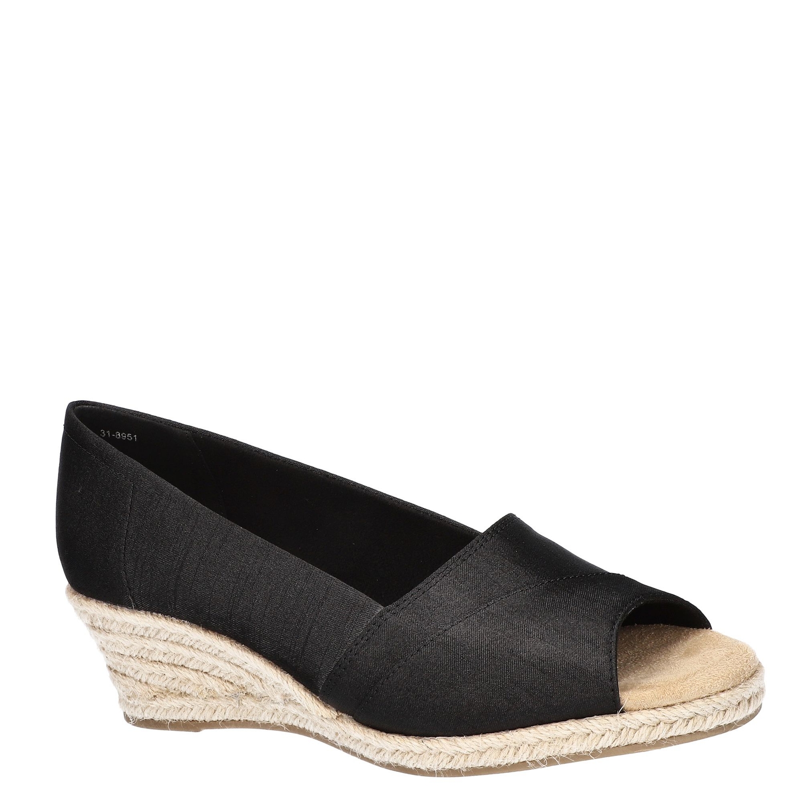 Easy Street Jasper - Womens 7 Black Sandal W2