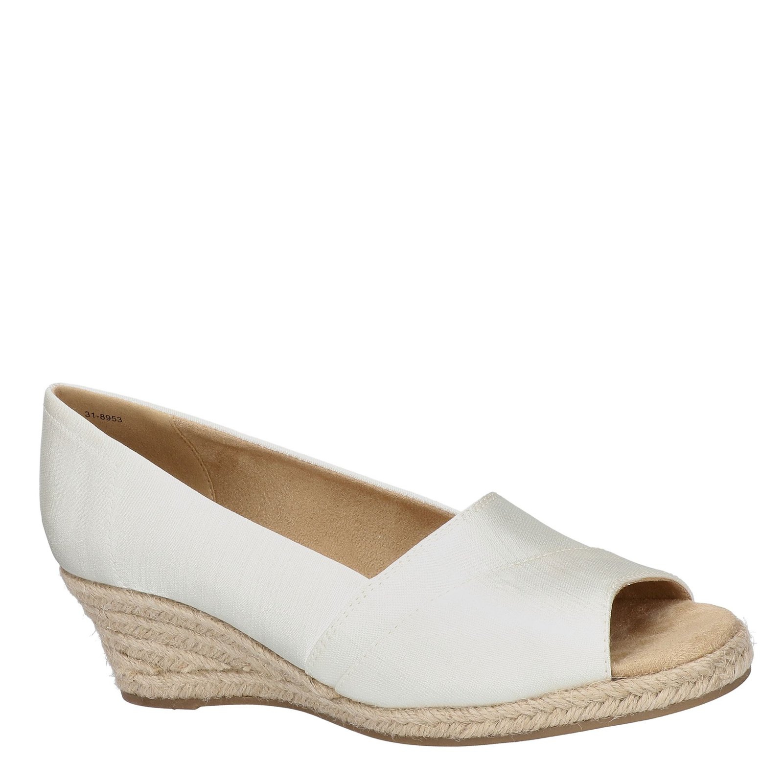 Easy Street Jasper - Womens 7.5 White Sandal W2