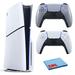 PlayStation 5 Slim PS5 Console Built-in 1TB SSD Storage Bundle with Extra Sony PS-5 DualSense Wireless Play Station Controller - Silver (Limited Edition) and Accessories