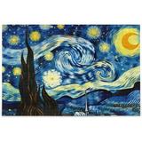 Coolnut 500 Piece Puzzle for Adults - Van Gogh Starry Night - 500 Piece Jigsaw Puzzle Pieces Fit Together Perfectly 20.5x14.9in