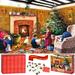 Advent Calendar 2023 Jigsaw EC36 Puzzle 24 Boxes Packing 1008 Pieces Holiday Puzzle for Adults and Kids Christmas Countdown Puzzles Gift Decorations Warm Christmas Holiday Puzzles Gift (Baby)