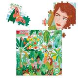 eeBoo: Piece and Love EC36 Plant Ladies 1000 Piece Square Adult Jigsaw Puzzle Puzzle for Adults and Families Glossy Sturdy Pieces and Minimal Puzzle Dust