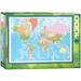 EuroGraphics Modern Map of EC36 The World Puzzle (1000-Piece)