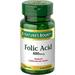 Nature s Bounty Folic Acid Supplement Supports Cardiovascular Health 800mcg 250 Tablets 3 Pack 250 Count