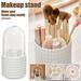 Clearance! Home Storage Rack Rotating Makeup Organiser Makeup Organiser With Lid Brush Holder Rotating Cosmetic Storage For Makeup Lipstick Brushes And Beauty Cosmetics
