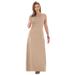 Plus Size Women's Denim Maxi Dress by Jessica London in New Khaki (Size 34)