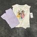 Disney Matching Sets | Girls Size 4/5 Princess Outfit | Color: Purple | Size: Xsg