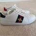 Gucci Shoes | Gucci Women’s Ace Sneaker With Bee | Color: Gold/Green/Red/White | Size: 7