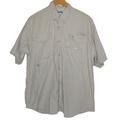 Columbia Shirts | Columbia Pfg Mens Xl Button Up Fishing Shirt Lightweight Beige Performance... | Color: Tan | Size: Xl