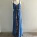 Jessica Simpson Dresses | Jessica Simpson Maternity Maxi Dress | Color: Blue | Size: L