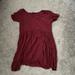Brandy Melville Dresses | Brandy Melville One Size Maroon Dress | Color: Red | Size: One Size