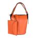 Burberry Bags | Burberry Clementine Supple Leather Small Bucket Bag | Color: Orange | Size: Os