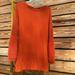 Anthropologie Dresses | Anthropologie Orange Rust Oversized Tunic Sweater Size Small | Color: Orange | Size: S