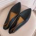 J. Crew Shoes | Black Point Toe Ballet Flats Jcrew | Color: Black | Size: 8