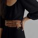 Free People Accessories | Free People Wide Double Buckle Leather Belt Nwt | Color: Brown | Size: Os