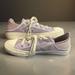 Converse Shoes | Converse Chuck Taylor Crush Heel Mule Sneakers Women's Low Violet Canvas A03503f | Color: Purple/White | Size: 8.5