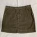 J. Crew Skirts | J Crew Women's Corduroy Mini Skirt, Olive, Sz 10 | Color: Green | Size: 10