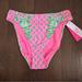 Lilly Pulitzer Swim | Lilly Pulitzer High Waisted Clancy Bikini Bottom Pink Shandy Oh Diamond Girl | Color: Green/Pink | Size: 10