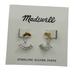 Madewell Jewelry | Madewell Drop Succulent Sterling Silver Post Earrings New With Tags | Color: Gold/Silver | Size: Os