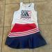 Adidas Matching Sets | Adidas Tank Top And Skort 6x Red White And Blue | Color: Blue/White | Size: 6xg