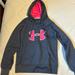 Under Armour Tops | Gray/Pink Underarmour Hoodie-Size Small | Color: Gray/Pink | Size: S